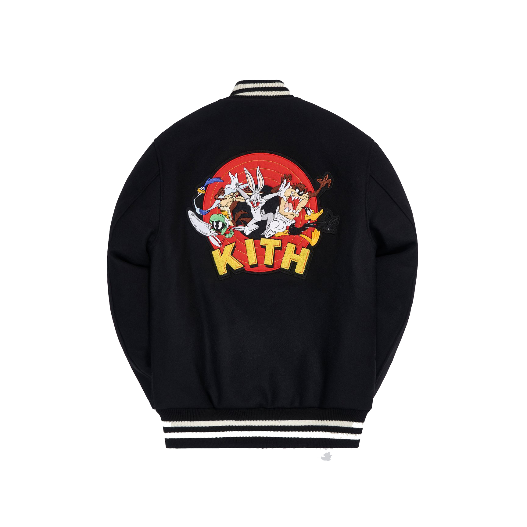 Kith x Looney Tunes Golden Bear Varsity Jacket Black - SS20 Men's - GB