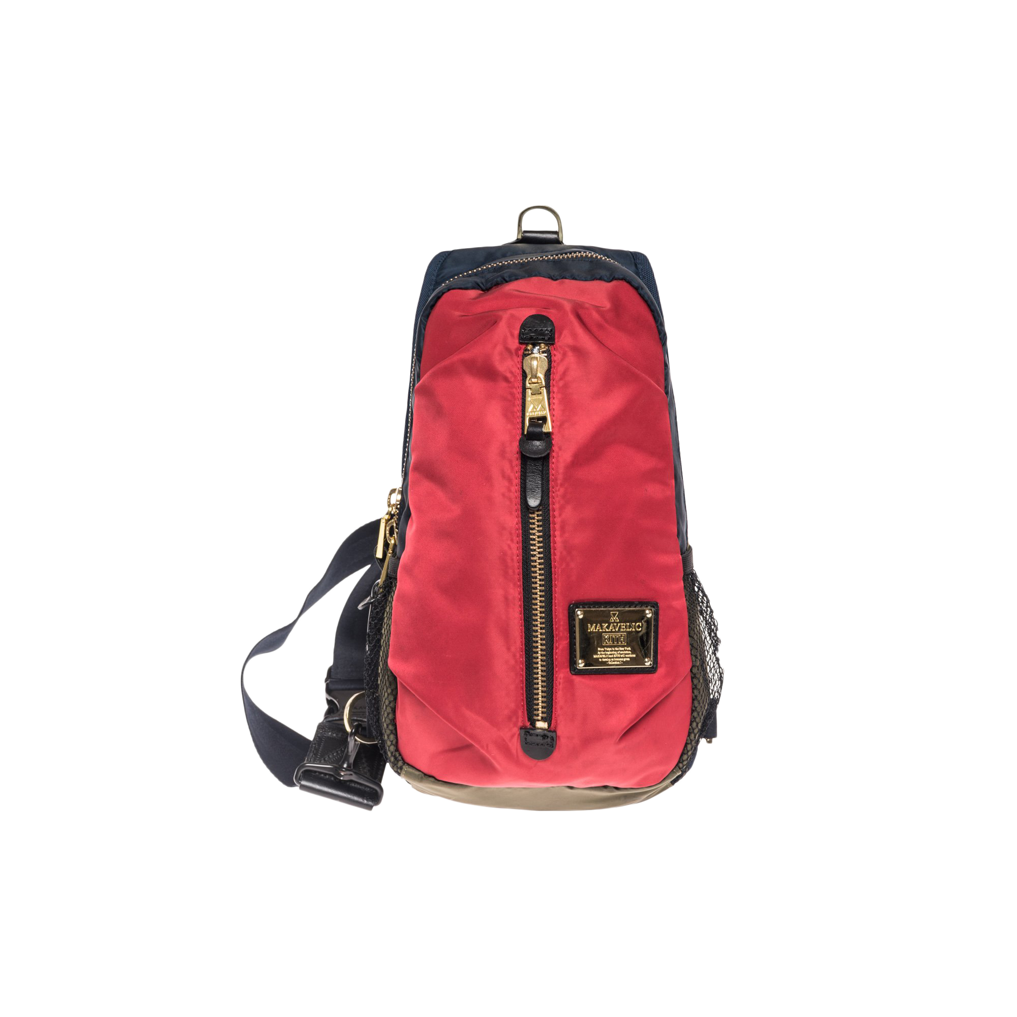 Kith x Makavelic Shoulder Bag Red/Blue/Olive - SS18 - US
