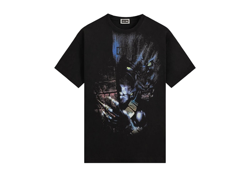 Kith x Marvel Black Panther Vintage Tee Black メンズ - FW25 - JP