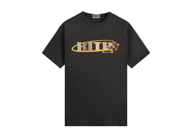 Kith x Marvel Iron Man Vintage Tee Black メンズ - FW25 - JP