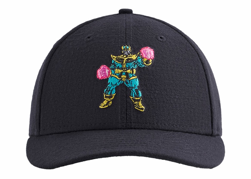 Kith x Marvel New Era Thanos 59Fifty Fitted Cap Bleu fonce ou Noir fonce Homme de la Collection SS24 FR