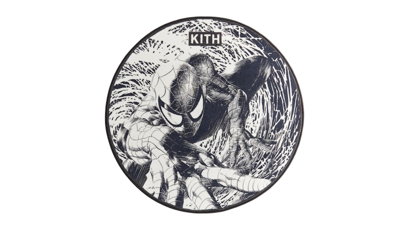 Pre-owned Kith X Marvel Spiderman Area Rug In Black