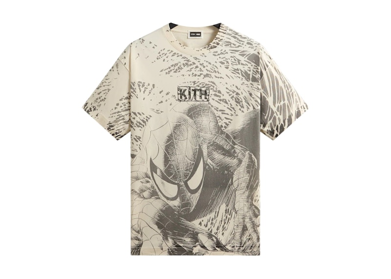 トップス Kith x Marvel Symbiote Spiderman Vintage Kith Marvel Spider-Man Black Suit Vintage Tee Black Men's - SS22 - US