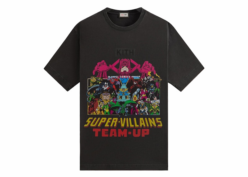 Kith x Marvel Team Up Vintage Tee Black メンズ - SS24 - JP