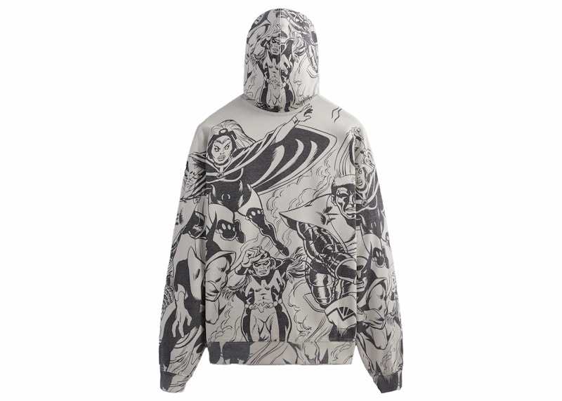 Kith x Marvel X-Men Assemble Vintage Hoodie Waffle PH Men's - SS23