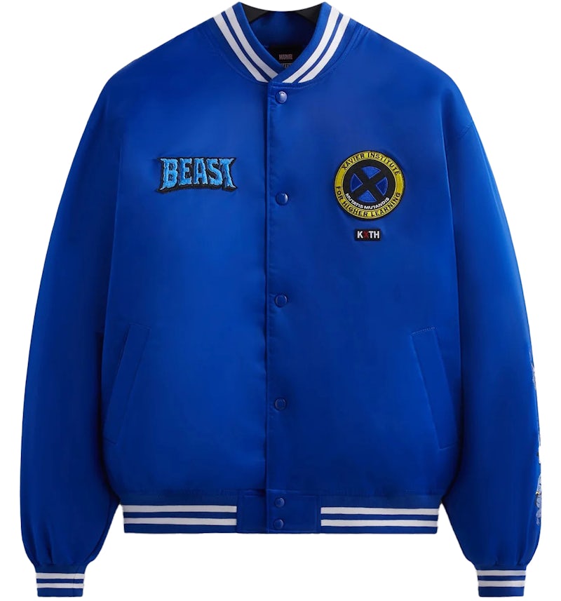 Denim Coat Versace Kith Collab Kith X Marvel X-Men Beast Satin