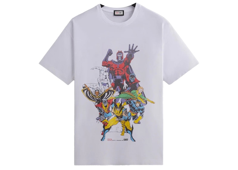 Kith x Marvel X-Men Retro Comic Vintage Tee White PH Men's