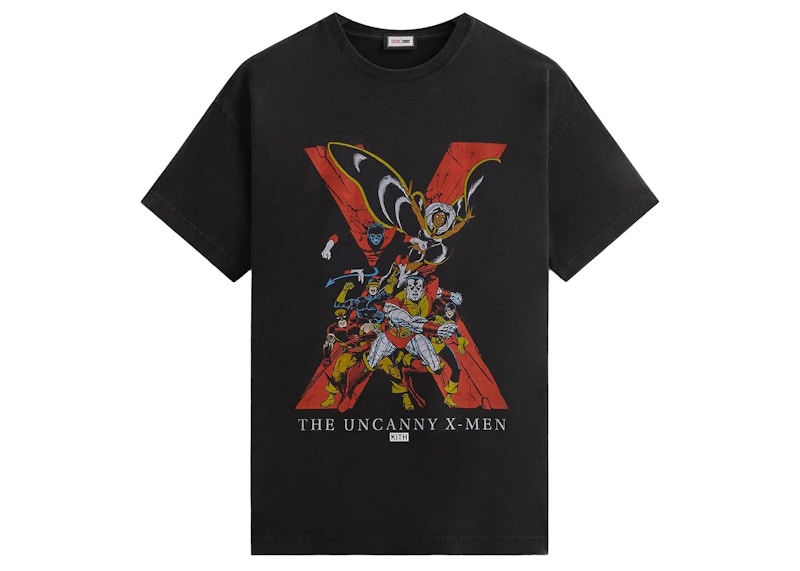 Kith x Marvel X-Men Uncanny Vintage Nelson Tee Black PH Men's