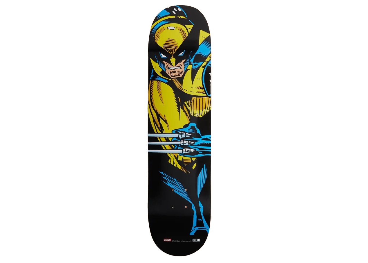 Kith x Marvel X-Men Wolverine Skateboard Deck - US