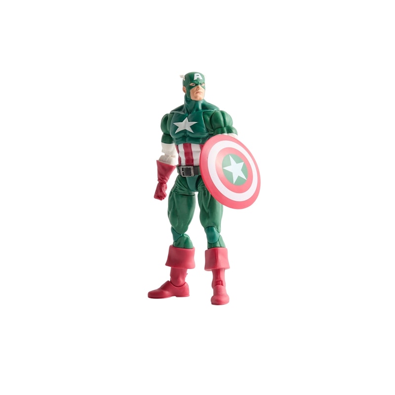 KITH キャプテン・アメリカ アクションフィギュア Kith x Marvel for Hasbro Legends Captain America Gameverse Player