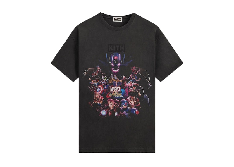 Kith x Marvel vs. Capcom Infinite Vintage Tee Black Men's - FW25 - US