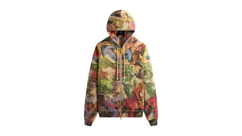 Marvel Kith Nelson Hoodie Mサイズ Kith x Marvel vs. Capcom New Age of Heroes Nelson Full Zip Hoodie