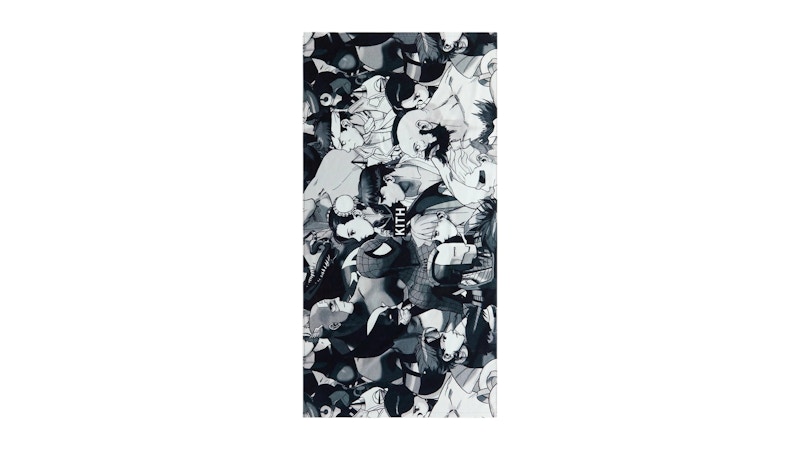 KITH Pre-owned X Marvel Vs. Capcom Printed Towel In Black