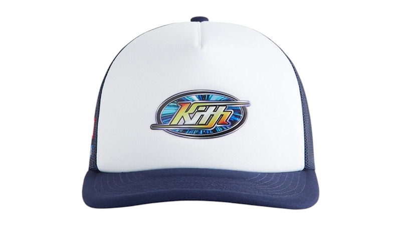 Pre-owned Kith X Marvel Vs. Capcom Twill Nolan Trucker Hat In Nocturnal In Black