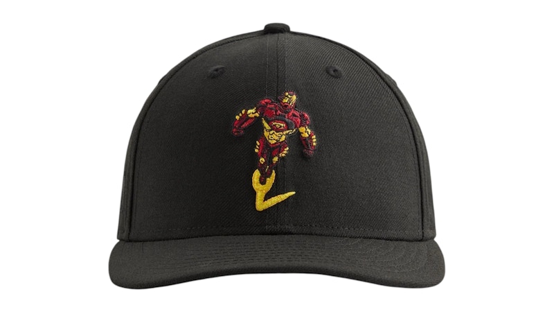 Pre-owned Kith X Marvel X New Era Iron Man Low Profile 59fifty Fitted Cap In Black