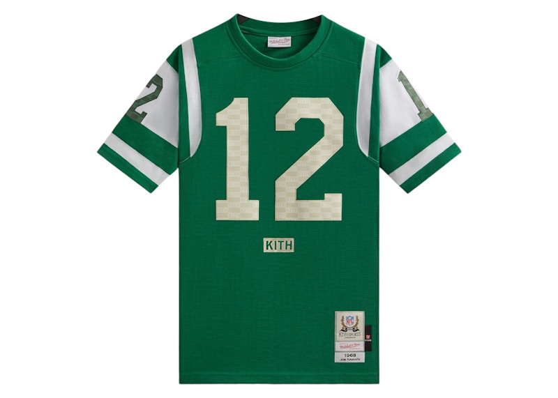 Kith x Mitchell Ness NFL Joe Namath Jersey Green Men s FW24 US