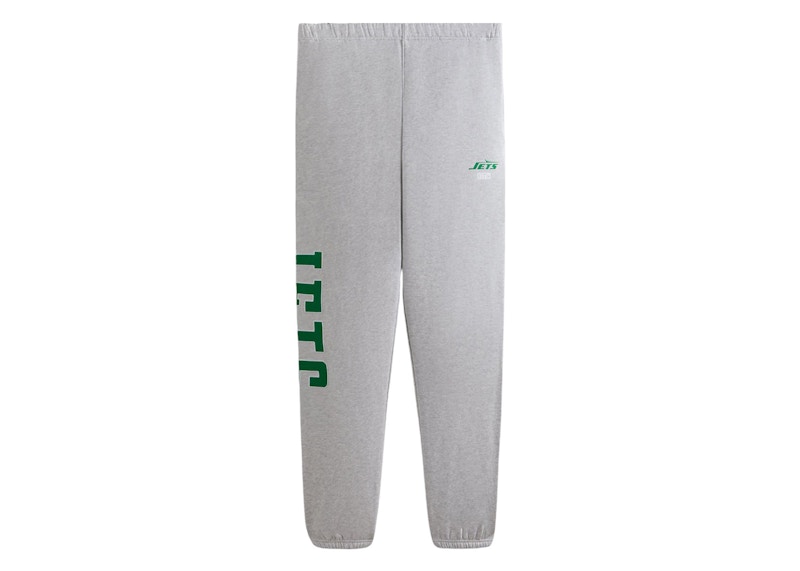 Pre-owned Kith Men's X Nfl 47 Jets Nelson Sweatpant In Light Heather Grey In Gray