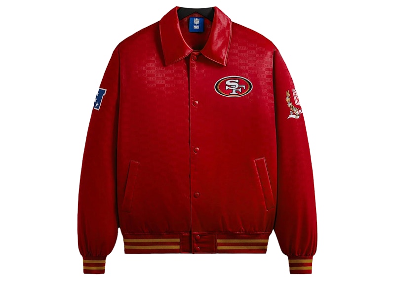 Kith x NFL 49ers Satin Bomber Jacket Dalle Men's - FW23 - US