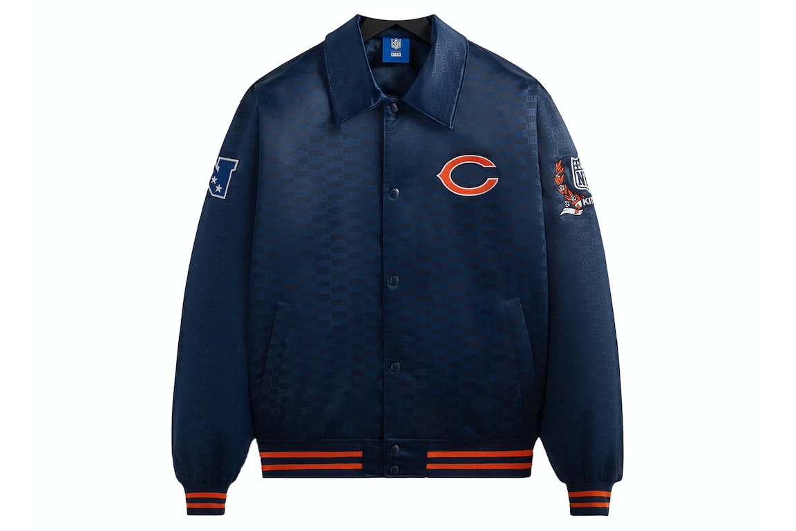 Pre-owned Kith X Nfl Bears Satin Bomber Jacket Meter