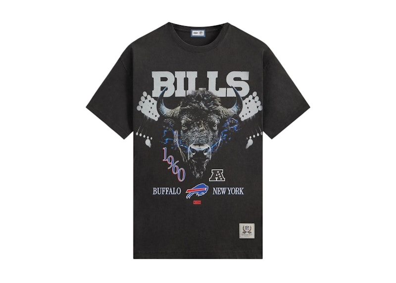 Kith x NFL Buffalo Bills Photo Vintage Jones Tee Black Men's