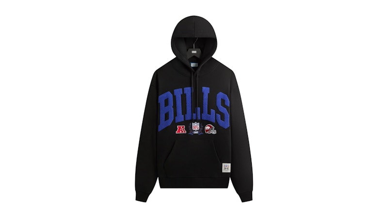 Kith x NFL Buffalo Bills Stitched Vintage Hoodie Black Men's