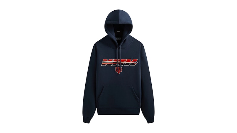 Kith x NFL Chicago Bears Vintage Nelson Hoodie Nocturnal Men's