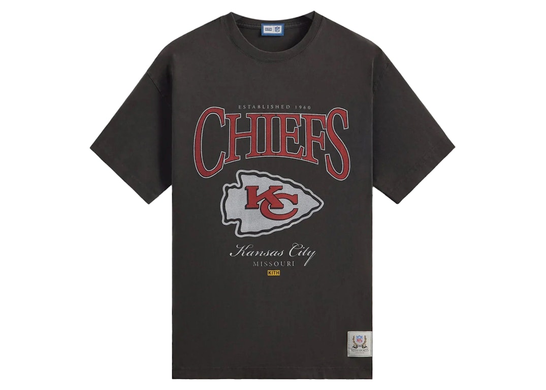Pre-owned Kith X Nfl Chiefs Vintage Tee Black