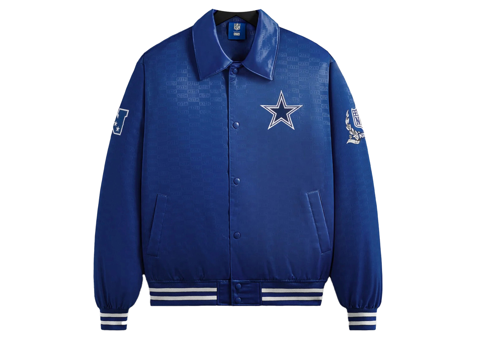 Kith x NFL Cowboys Satin Bomber Jacket Action Men's - FW23 - US