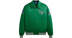 Kith x NFL Eagles Satin Bomber Jacket Parrot