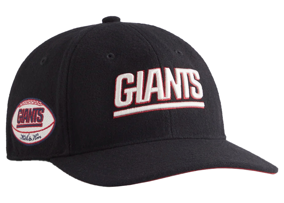 Kith x NFL Giants '47 Wool Fitted Cap Black - FW23 - US