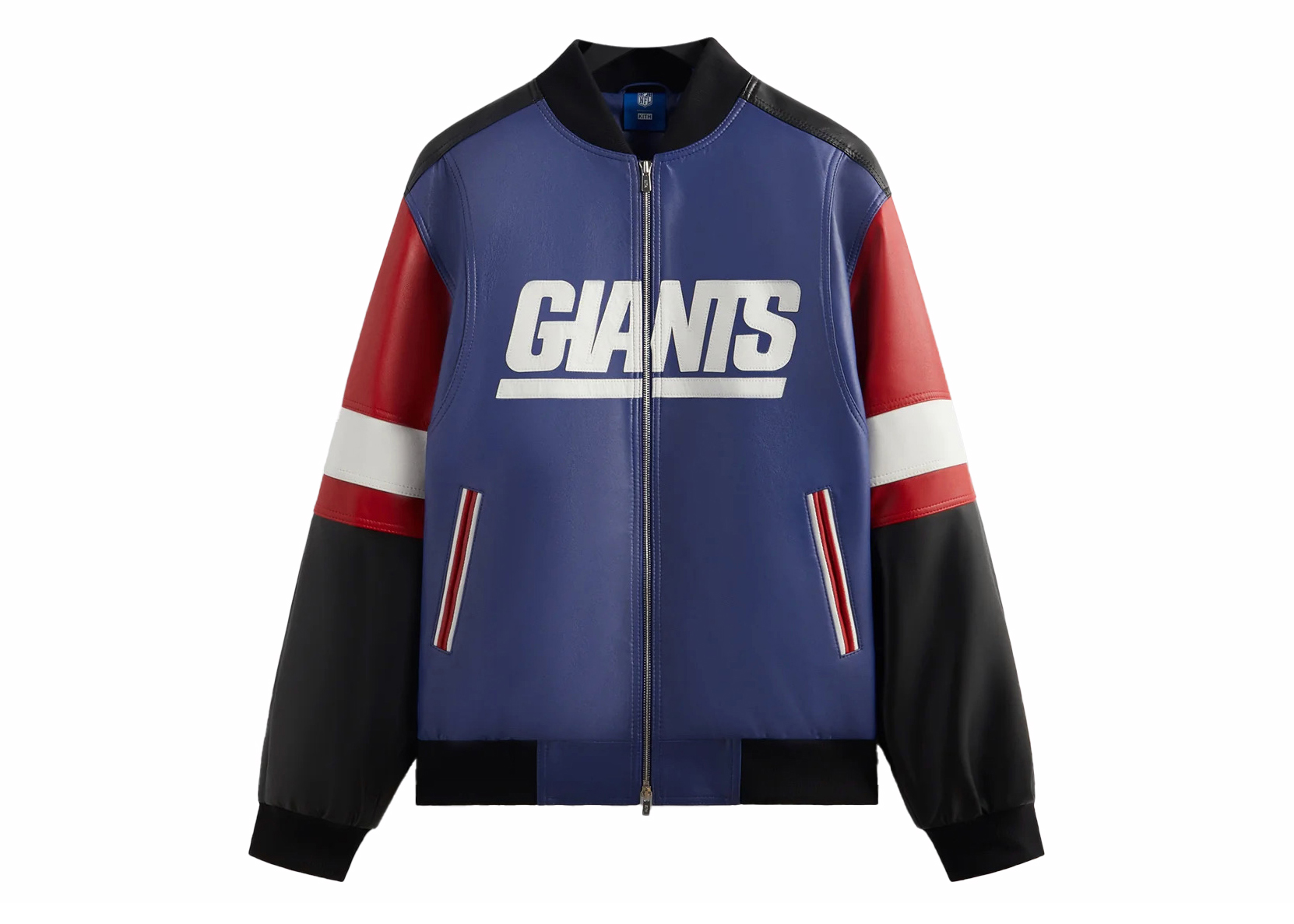 Kith x NFL Giants Leather Jacket Current Men's - FW23 - US