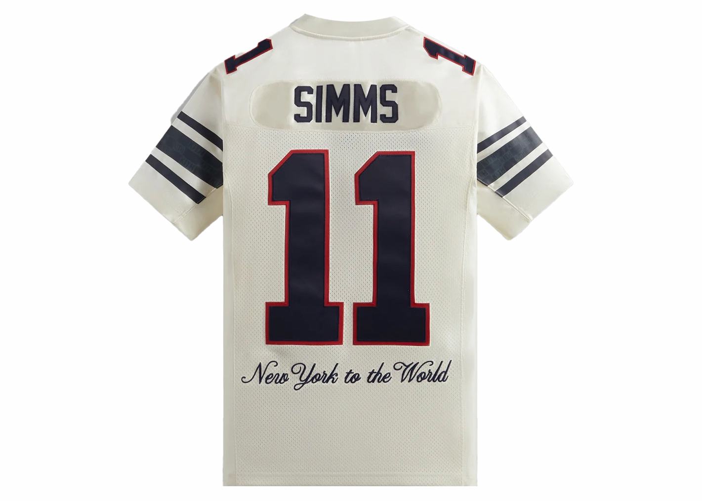 Kith x NFL Giants Mitchell & Ness Phil Simms Jersey Sandrift Men's