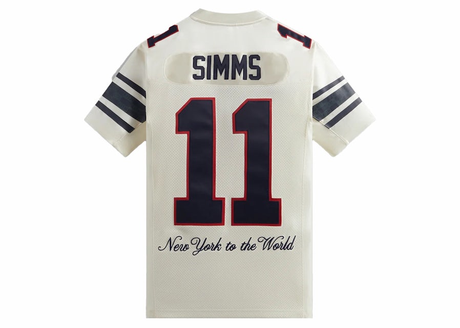 Phil Simms Men's New York Giants Mitchell and Ness Throwback Jersey -  Authentic Blue