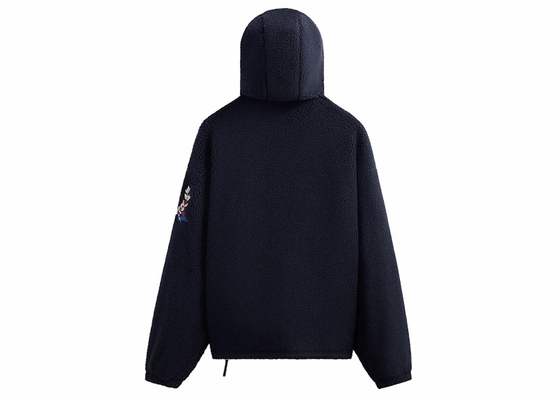 Kith x NFL Giants Quarter Zip Sherpa Nocturnal Men's - FW23 - US