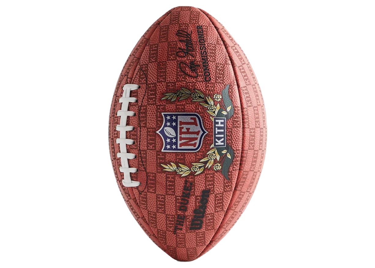 Kith × NFL ジャイアンツ ウィルソン フットボール モノグラム