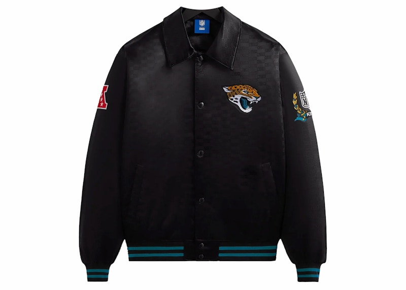 Kith x NFL Raiders Satin Bomber Jacket Black Men's - FW23 - US