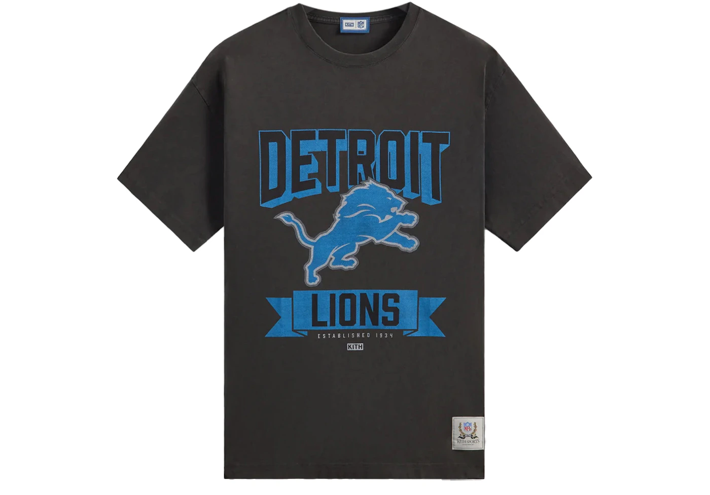 NFL Detroit Lions with White Louis Vuitton Logo Blue and Gray