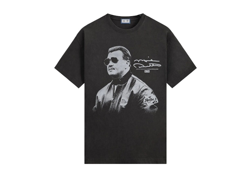 Pre-owned Kith Men's X Nfl Mike Ditka Vintage Jones Tee Shirt In Black