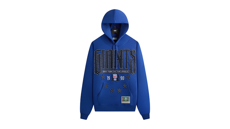Pre-owned Kith Men's  X Nfl New York Giants Stars Vintage Hoodie In Current