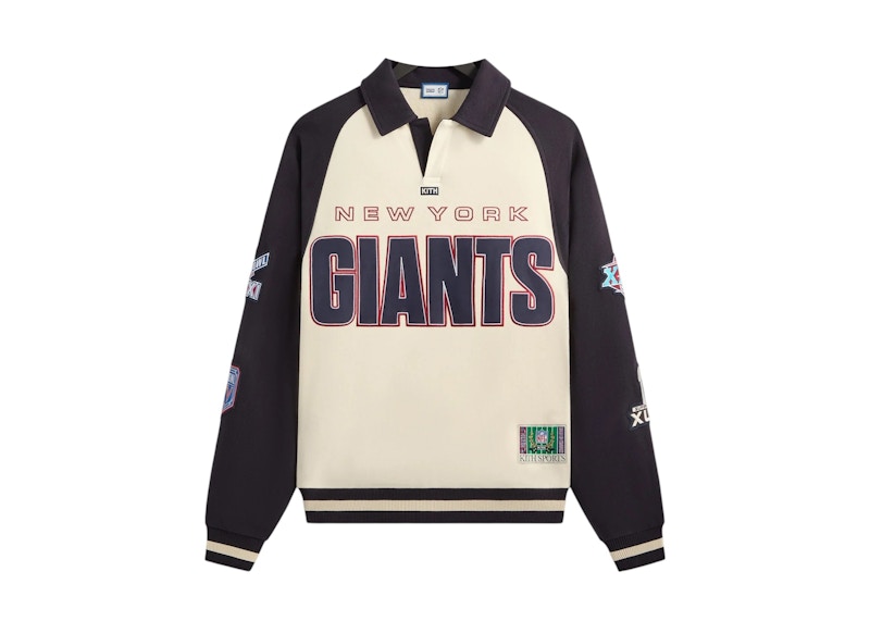 Kith x NFL New York Giants Vintage Rugby Sandrift メンズ