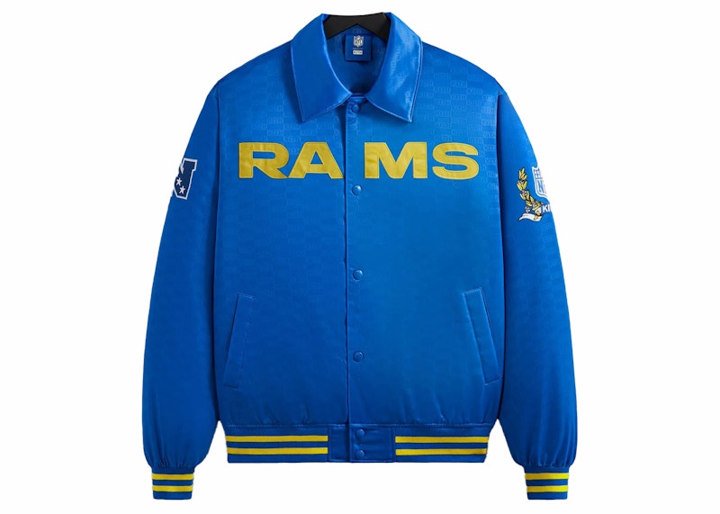 Kith x NFL Rams Satin Bomber Jacket Greek Men s FW23 US