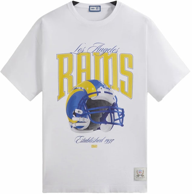 NFL Team Apparel Girls Los Angeles Rams Space-Dye Shirt XS 4/5