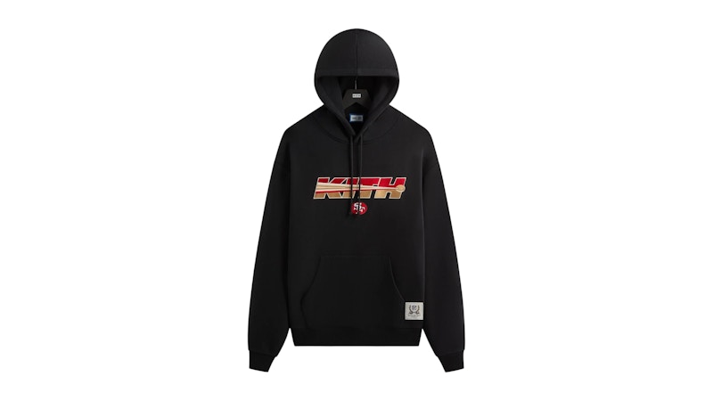 Pre-owned Kith Men's  X Nfl San Francisco 49ers Vintage Nelson Hoodie In Black