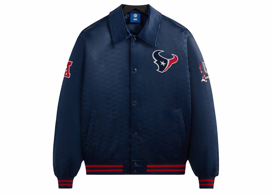 Pre-owned Kith X Nfl Texans Satin Bomber Jacket Meter
