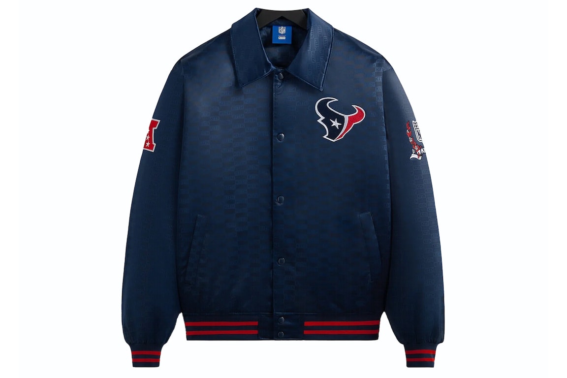 Pre-owned Kith X Nfl Texans Satin Bomber Jacket Meter