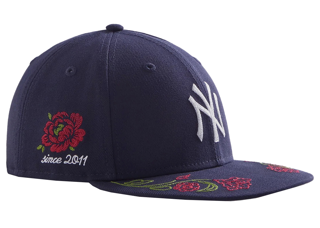 Kith x New Era For Yankees Floral Chainstitch 59Fifty Low Profile 