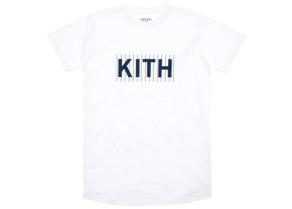 Kith x New Era New York Yankees Tee White/Navy Men's - SS15 - US