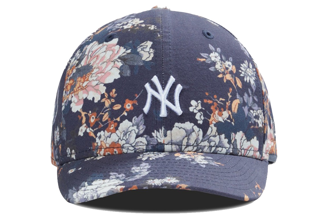 Pre-owned Kith New Era & Yankees Tapestry Floral 59fifty Low Profile Cap Nocturnal
