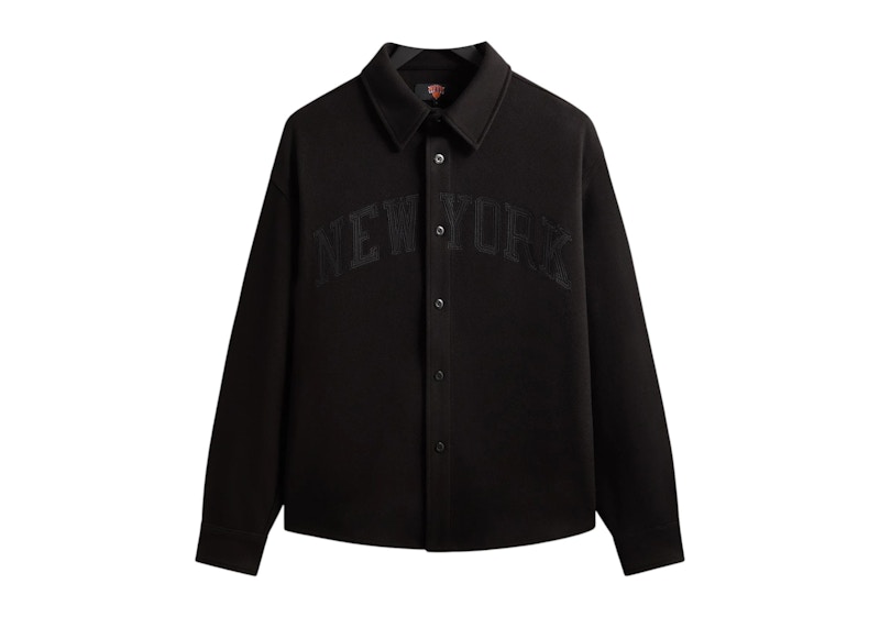 Kith x New York Knicks Felted Apollo Sweater Black Men's - FW25 - US