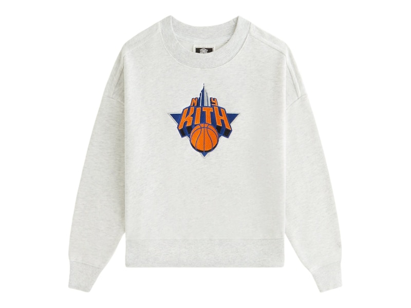 KITH(キス) サイズ:S 23AW New York Knicks よせつけ Retro NY Nelson Crewneck ロゴ刺繍デザイン